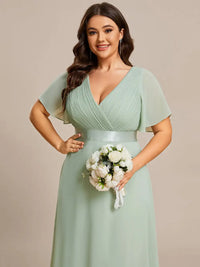 Robe de soirée grande taille pour mariage - LUNÉA | Élégance & Glamour