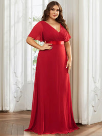 Robe de soirée grande taille pour mariage - LUNÉA | Élégance & Glamour