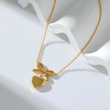 Collier femme en forme de coeur